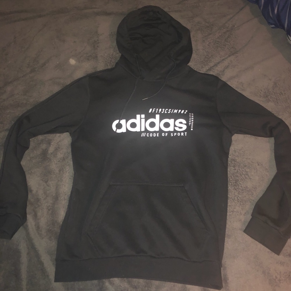 Black adidas sweatshirt, M